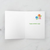 Carte de fête des mères - Flower Power (Intérieur)