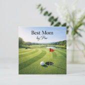 Carte de fête des mères Golf pour maman  (Debout devant)