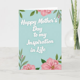 Carte de Fête des Mères Inspirante