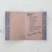 Carte de fête des mères irlandaises (Intérieur)