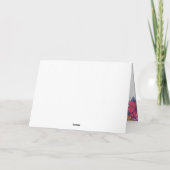 Carte de fête des mères joyeuse couleur violet et  (Dos)