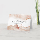 carte de fête des mères joyeuse lavis d'aquarelle (Devant)