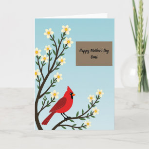 Carte de fête des mères la plus adorable Omi
