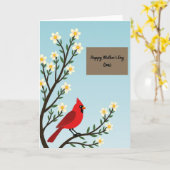 Carte de fête des mères la plus adorable Omi (Fleur jaune)