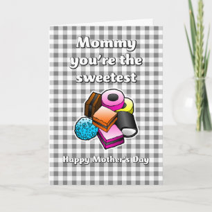 Carte de fête des mères Liquorice Allsorts