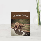 Carte de fête des mères Mama Bear (Devant)
