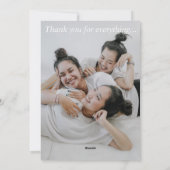 Carte de fête des mères Marguerites vert pâle|1 Ph (Dos)