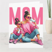 Carte de fête des mères Meilleure maman3 Super Mam (Devant)