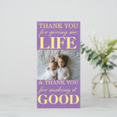 Carte de fête des mères Mercis (Debout devant)