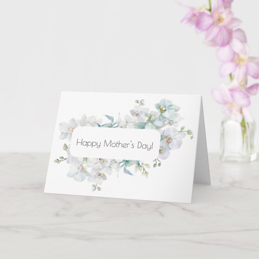Carte de Fête des Mères Orchidée (Orchidée)