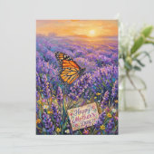 Carte de fête des mères papillon monarque Joyeuse (Debout devant)