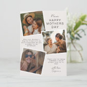 Carte de fête des mères photo instantané (Debout devant)