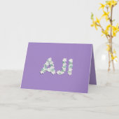 Carte de fête des mères pour Aji (Fleur jaune)