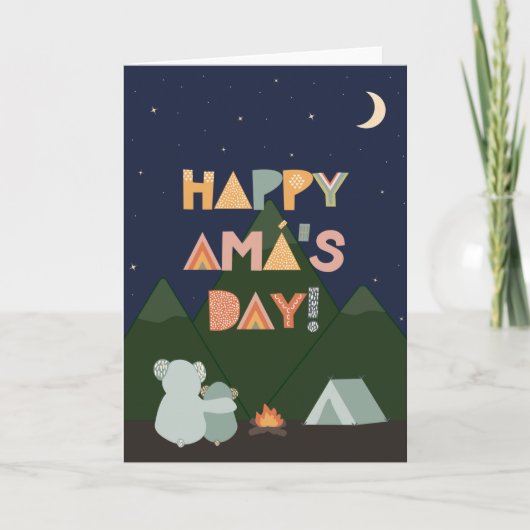 Carte de fête des mères pour Amá (Devant)