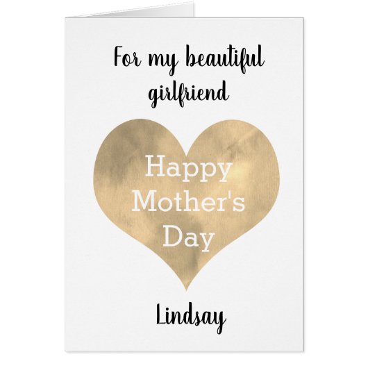 Carte de fête des mères pour amie (Devant)