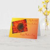 Carte de fête des mères pour belle-soeur (Fleur jaune)