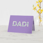 Carte de fête des mères pour Dadi (Fleur jaune)