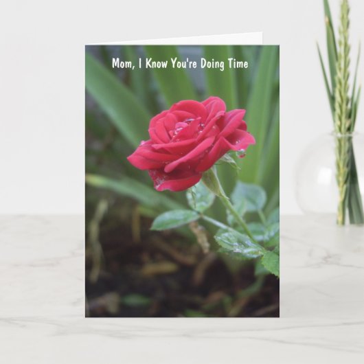 Carte de fête des mères pour détenu chrétien (Devant)