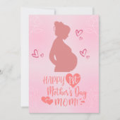 Carte de fête des mères pour future maman (Devant)