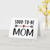 Carte de fête des mères pour future maman Simple | (Fleur jaune)