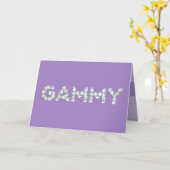Carte de fête des mères pour Gammy (Fleur jaune)