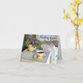 Carte de fête des mères pour grand-mère (Fleur jaune)