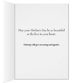 Carte de fête des mères pour grand-mère (Intérieur (Droit))