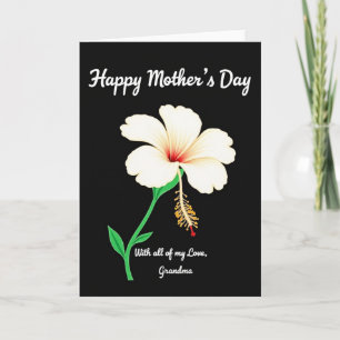 Carte de fête des mères pour grand-mère adorée