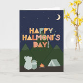 Carte de fête des mères pour Halmoni (Fleur jaune)