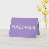 Carte de fête des mères pour Halmoni (Fleur jaune)