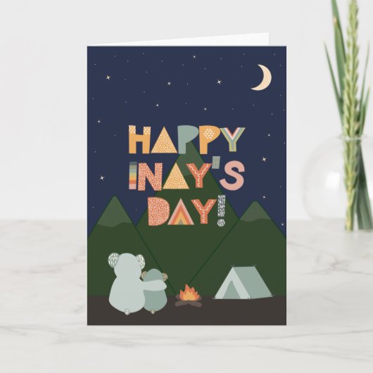 Carte de fête des mères pour Inay (Devant)