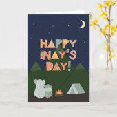 Carte de fête des mères pour Inay (Fleur jaune)