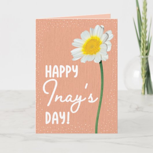 Carte de fête des mères pour Inay (Devant)