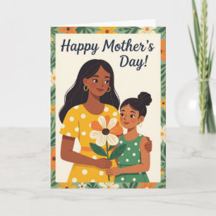 Carte de fête des mères pour la meilleure maman