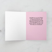 Carte de fête des mères pour la première fille (Intérieur)