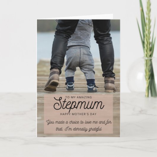 Carte de fête des mères pour les mères célibataire (Devant)