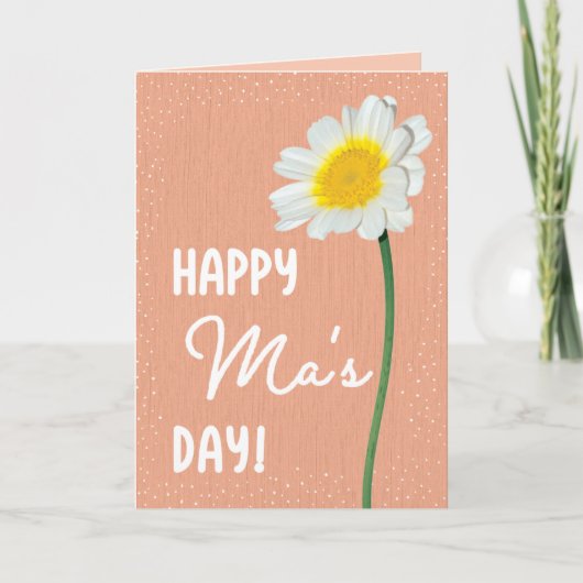 Carte de fête des mères pour Ma (Devant)