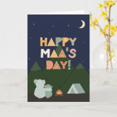 Carte de fête des mères pour Maa (Fleur jaune)