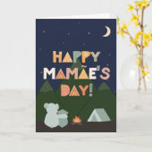 Carte de fête des mères pour Mamãe (Fleur jaune)