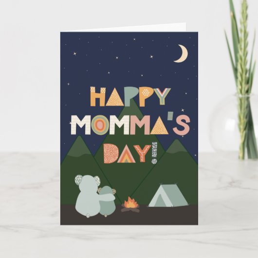 Carte de fête des mères pour maman (Devant)