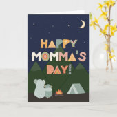 Carte de fête des mères pour maman (Fleur jaune)