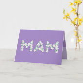Carte de fête des mères pour Maman (Fleur jaune)