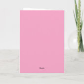 Carte de fête des mères pour maman (Dos)