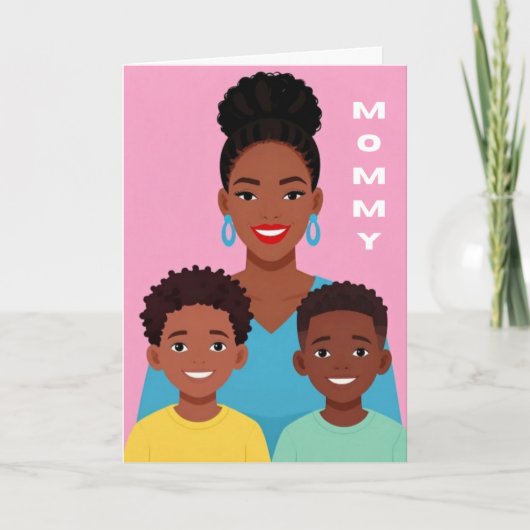 Carte de fête des mères pour maman (Devant)