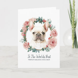 Carte de Fête des Mères pour Maman de Bouledogue F