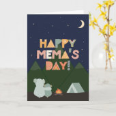 Carte de fête des mères pour Mema (Fleur jaune)