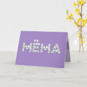 Carte de fête des mères pour Mëma (Fleur jaune)