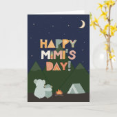 Carte de fête des mères pour Mimi (Fleur jaune)