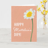 Carte de fête des mères pour Muttelein (Fleur jaune)