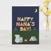Carte de fête des mères pour Nana (Fleur jaune)